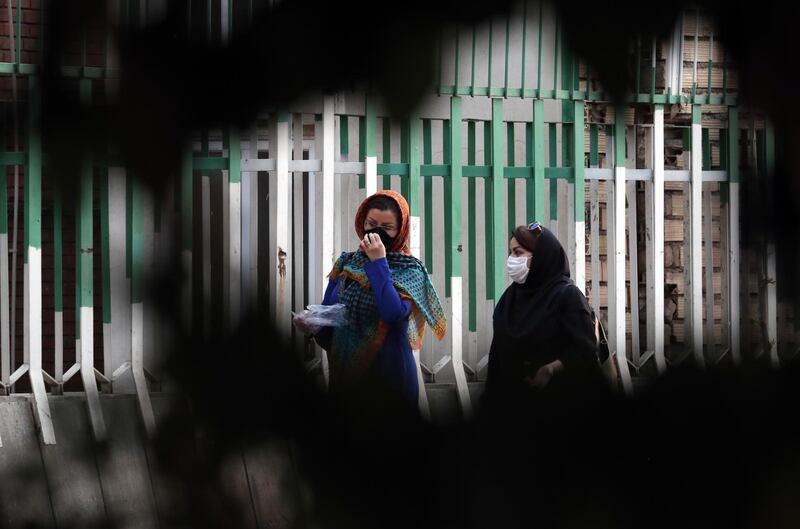 Iranian women walk in a street of Tehran, Iran. EPA