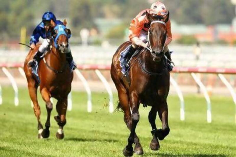 Black Caviar, right, is considered the world's best sprinter. Sheikh Fahad Al Thani is attempting to lure Black Caviar and Frankel into a duel at Goodwood by raising the prize money.