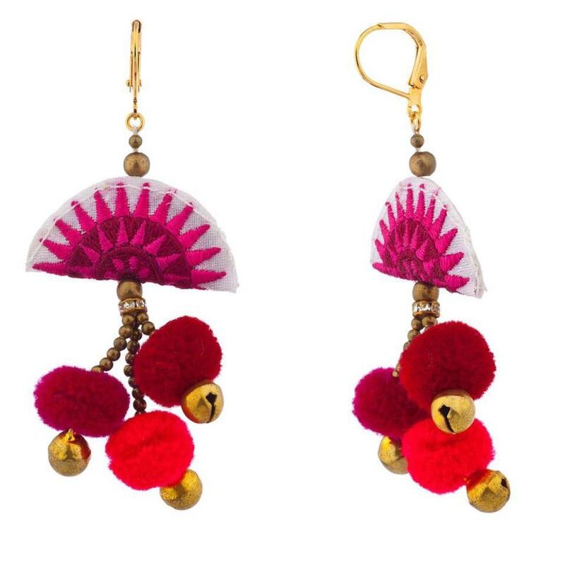 Earrings, Dh175, Shashi at Harvey Nichols . Courtesy: Harvey Nichols - Dubai