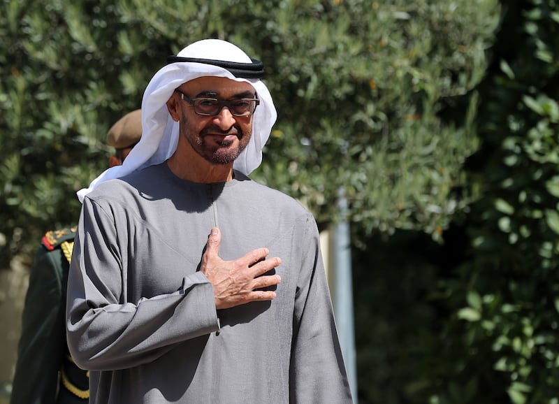 President Sheikh Mohamed hailed Abu Dhabi's Abrahamic Family House as a celebration of the UAE's tolerant values. Chris Whiteoak / The National