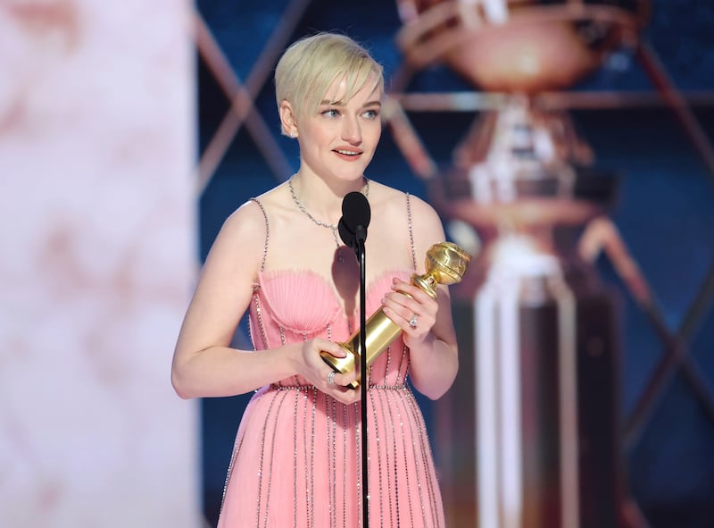 Julia Garner: Best TV Actress in a Supporting Role for Comedy or Drama for 'Ozark'. AP