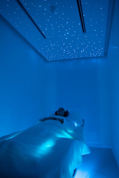 An LED therapy session at Biolite Aesthetic Clinic in Dubai. Photo: Biolite Aesthetic Clinic