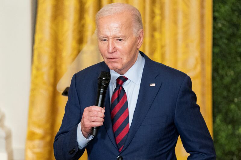 US President Joe Biden said the media's work is essential to democracy. Reuters