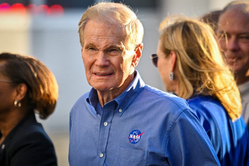 Nasa Administrator Bill Nelson attended the launch attempt. AFP
