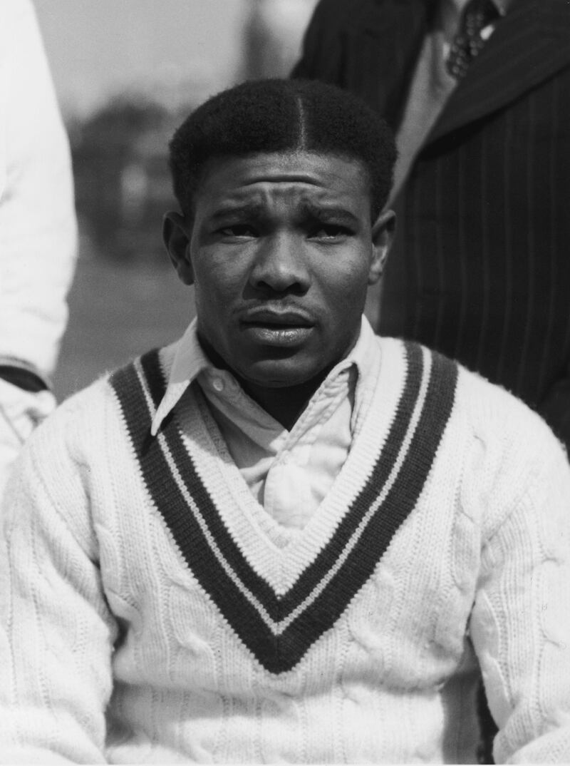 West Indies cricketer Everton Weekes, 28th April 1950. (Photo by Douglas Miller/Hulton Archive/Getty Images)