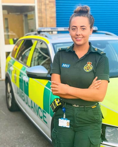 Sarah Blanchard is a paramedic, often the sick's first point of medical contact. Courtesy Molly Dineen
