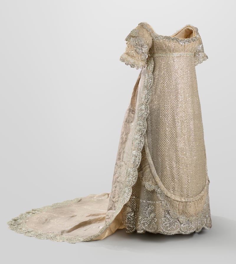 The dress worn by Princess Charlotte. Photo: Royal Collection Trust / © His Majesty King Charles III 2023