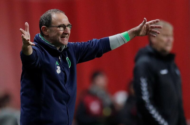 Soccer Football - 2018 World Cup qualifications - Europe - Denmark vs Republic of Ireland - Parken Stadium, Copenhagen, Denmark - November 11, 2017   Republic of Ireland manager Martin O'Neill   Action Images via Reuters/Andrew Couldridge