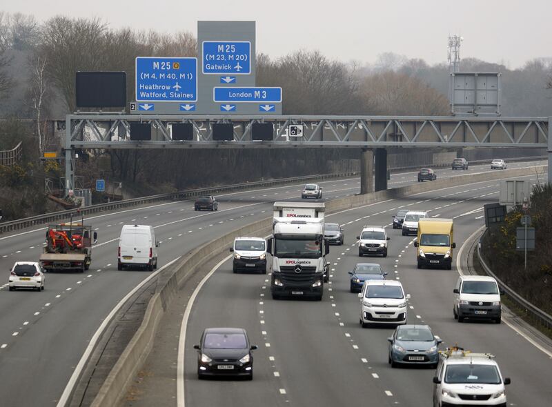 The expansion of smart motorways is being paused amid safety concerns, the British government has announced.  PA