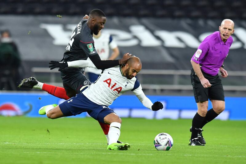 Lucas Moura 5 – A largely ineffective performance from the Brazilian, who made way for Harry Winks. He worked hard, but couldn’t make an impact in the final third.  PA