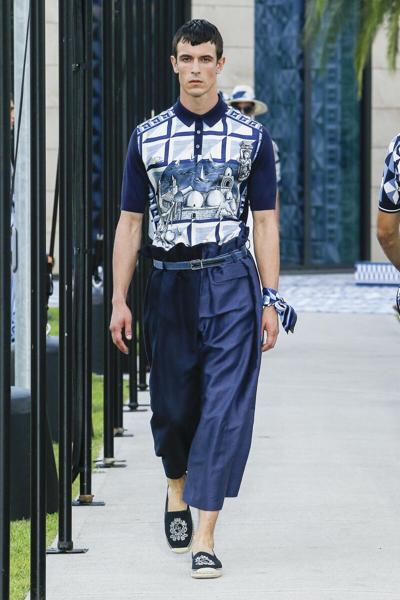 Dolce & Gabbana spring summer 2021 menswear. Courtesy Dolce & Gabbana