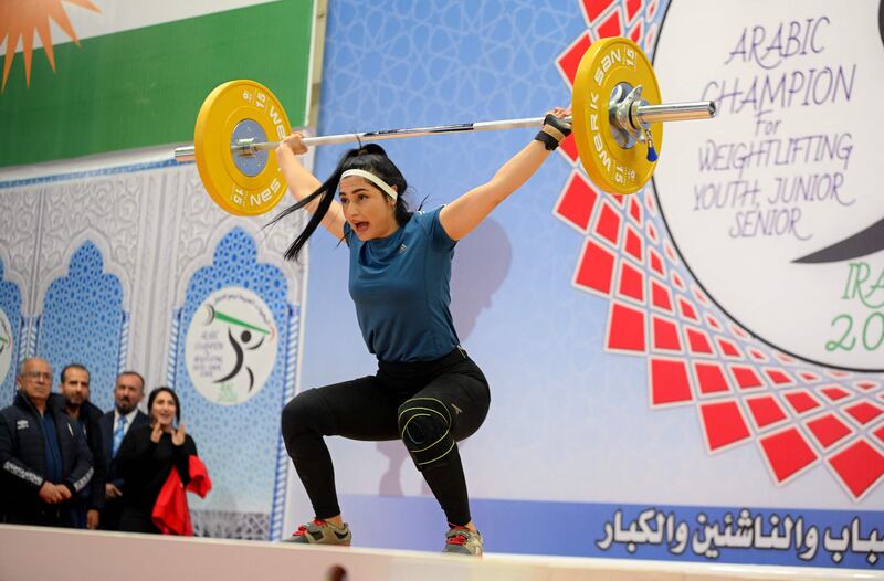 In Iraq's autonomous Kurdistan region, sisters Ines, Israa and Oshin Muhsin have inherited a hefty mantle from their late father, using it to take their country to weightlifting glory. All photos: AFP