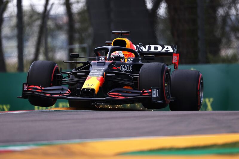 Max Verstappen of Red Bull during qualifying. Getty