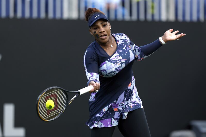 Serena Williams made a winning comeback at Eastbourne. PA