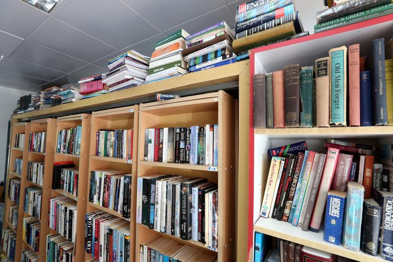 Abu Dhabi, United Arab Emirates - July 10th, 2018: Thrift distribution and Books, Abu Dhabi's only secondhand bookshop. Tuesday, July 10th, 2018 in Abu Dhabi. Chris Whiteoak / The National