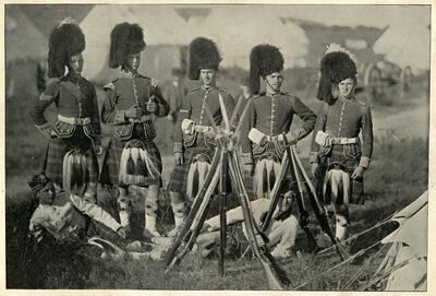 Seaforth Highlanders, a line infantry regiment of the British army, in the 19th century. Getty Images