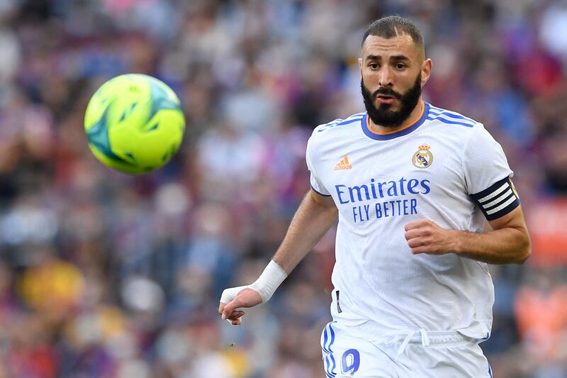 Karim Benzema 7 - Provided an option when Madrid had to go long against Barcelona’s high press. Calm on the ball and brought others into play. Should have did better with an effort that was hit straight at ter Stegen. AFP