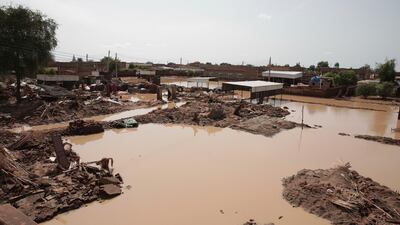 Floods hit Sudan last year in what is regarded as one of the world's most climate-vulnerable countries. AP 
