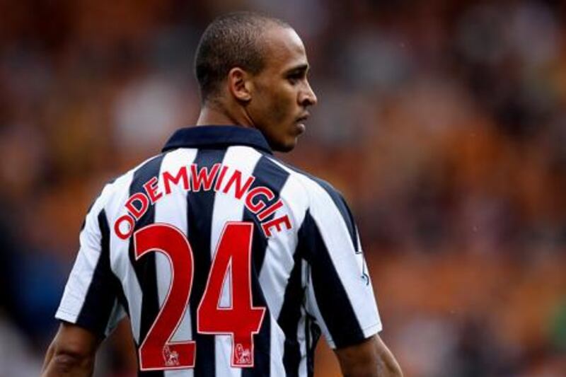 West Bromwich Albion forward Peter Odemwingie.