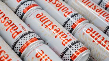 Palestine Cola was launched in March this year. Photo: Palestine Cola