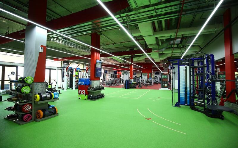 Fitness First's newest location is now open in Arabian Ranches in Dubai. Courtesy of Fitness First
