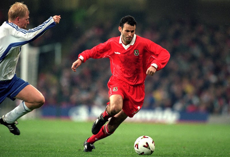 5: Ryan Giggs - Wales (64 caps, 12 goals). Often at the centre of a club versus country tug-of-war between Manchester Unired and Wales, Giggs was part of the 'Golden Generation' that missed qualification for the 1994 World Cup. Getty
