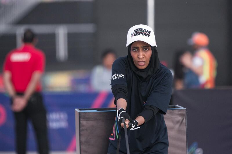 DUBAI, UNITED ARAB EMIRATES - April 3 2019.

Day one of Dubai Gov Games.

 (Photo by Reem Mohammed/The National)

Reporter: 
Section:  NA