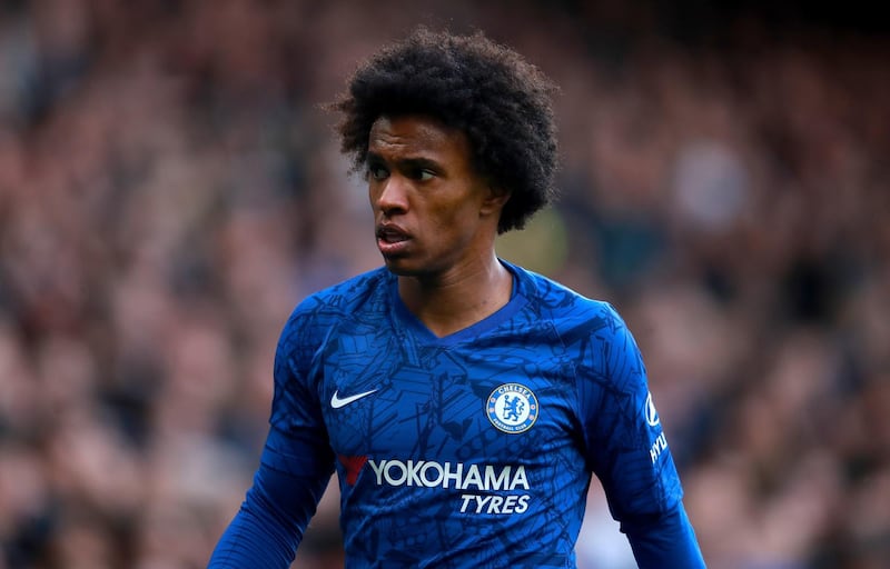 File photo dated 08-03-2020 of Chelsea's Willian PA Photo. Issue date: Tuesday March 24, 2020. Willian has returned to Brazil to link up with his family, with the permission of Premier League club Chelsea. See PA story SPCCER Coronavirus Chelsea. Photo credit should read Adam Davy/PA Wire