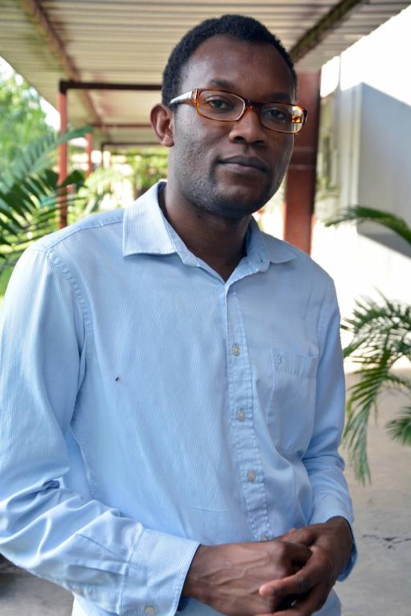 Fiston Mwanza Mujila, a Congolese novelist, poet and playwright. AFP