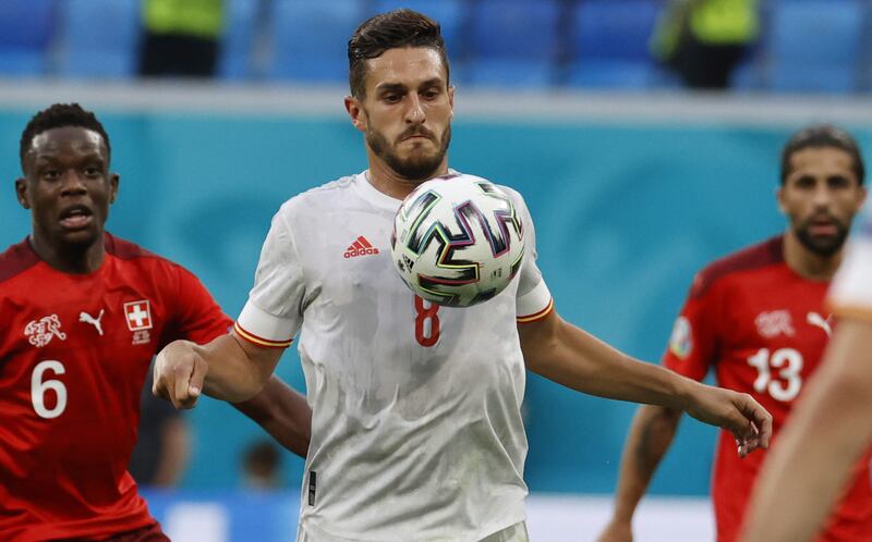 Koke - 6, Moved the ball well and worked hard but seemingly ran out of ideas after Switzerland’s equaliser.