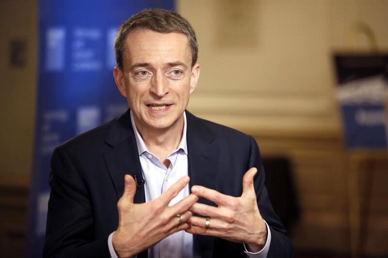 Pat Gelsinger, chief executive officer of VMWare Inc., speaks during a Bloomberg Television interview at the Goldman Sachs Technology and Internet Conference in San Francisco, California, U.S., on Tuesday, Feb. 14, 2017. The conference brings together thought leaders both from the corporate and investing worlds. Photographer: Tony Avelar/Bloomberg