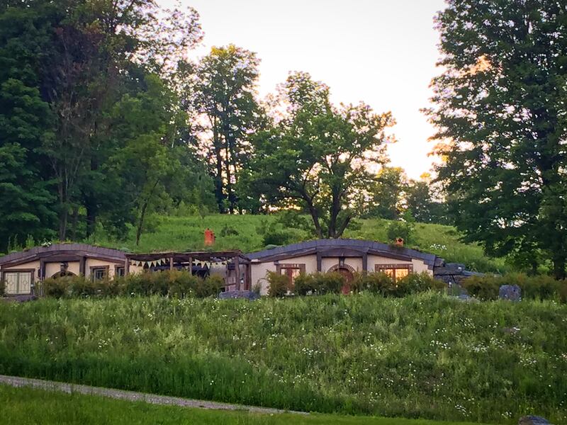 It is built into the hillside of their 5-hectare estate in Middletown Springs, Vermont. Photo: Cynthia Clayton