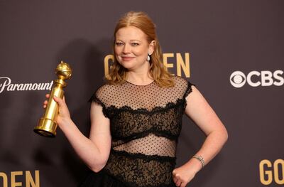 Sarah Snook at the 81st Annual Golden Globe Awards in Beverly Hills, California. Reuters