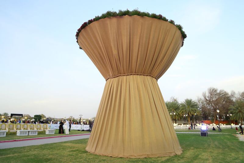 The Al Ain Municipality achieved a new Guinness World Record for the world’s largest bouquet of natural flowers. Wam