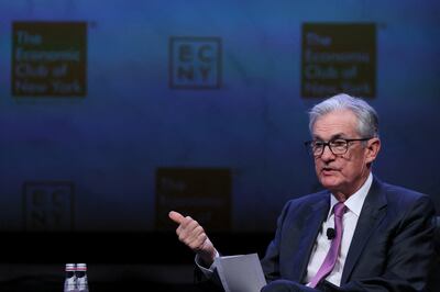 Federal Reserve chairman Jerome Powell this week said the stronger-than-expected US economy might warrant tighter policy. Reuters