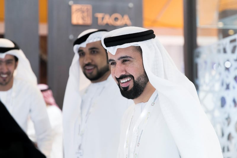 ABU DHABI, UNITED ARAB EMIRATES - JANUARY 14, 2019.

AbdulAziz Al Obaidli, Vice President for the UAE, GCC and India, Taqa, at the World Future Energy Summit (WFES) Expo in ADNEC during Abu Dhabi Sustainability Week (ADSW).

Under the theme of ���Industry Convergence: Accelerating Sustainable Development���, ADSW 2019 will explore how industries are responding to the digital transformation underway in the global economy, which in turn is giving rise to new opportunities to address global sustainability challenges.

(Photo by Reem Mohammed/The National)

Reporter: 
Section:  NA
