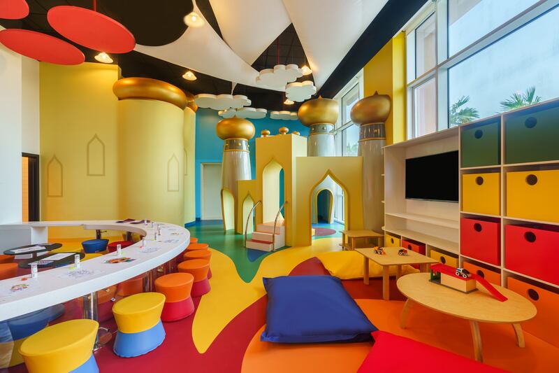 The bright and colourful Rixy Kids Club