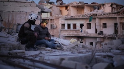 Khalid appears in <i>Last Men in Aleppo</i> by Feras Fayyad and Steen Johannessen, an official selection of the World Cinema Documentary Competition at the 2017 Sundance Film Festival. Courtesy of Sundance Institute. *** Local Caption ***  31136303622_f18cabda25_o.jpg