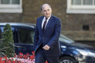 Ben Wallace, U.K. defence secretary, arrives for a meeting of cabinet minsters at number 10 Downing Street in London, U.K., on Thursday, July 25, 2019. U.K. Prime Minister Boris Johnson is chairing the first meeting of his cabinet after a cull of Theresa May’s ministers and the appointment of a team committed to delivering Brexit by Oct. 31. Photographer: Luke MacGregor/Bloomberg