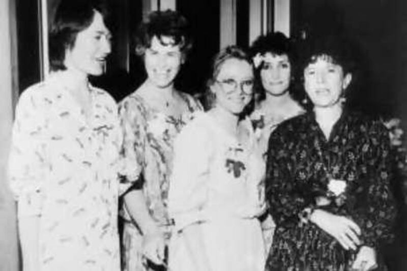 1988 handout image showing (left-right) Harriet Spicer, Ursula Owen, Lennie Goodings, Alexandra Pringle & Carmen Callil. Courtesy Virago

REF rv25virago 25/07/08