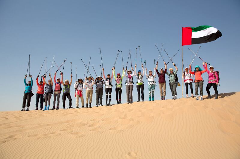 The walk honours the women of the UAE who helped shape the nation. Courtesy Women’s Heritage Walk