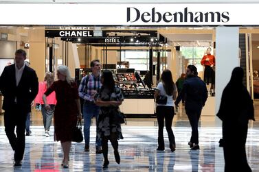 ABU DHABI , UNITED ARAB EMIRATES , SEPTEMBER 4 – 2019 :- Debenhams store at the new expansion of The Galleria on Al Maryah Island in Abu Dhabi. ( Pawan Singh / The National ) For Lifestyle