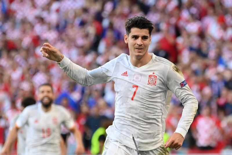 Alvaro Morata – 8: Appeared set for a normal night when supplied poor header unmarked in six-yard box, and had goal disallowed for offside. However, great control and volley in 105th minute to whack Spain in front, and was constant menace. Reuters