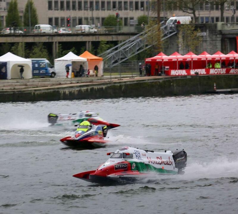 Team Abu Dhabi 35 in action at the 24 Hours of Rouen. Courtesy of ADIMS
