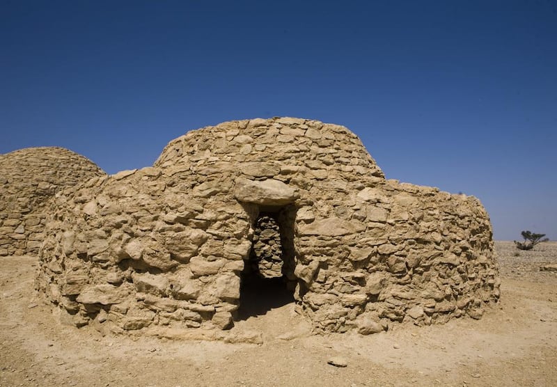 Jebel Hafeet in Al Ain, the site of ancient tombs, was home to some of the first civilisations in the Bronze and Iron ages. Lauren Lancaster / The National