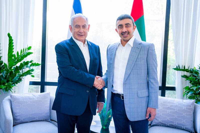 They discussed how co-operation has increased between the UAE and Israel since the signing of the Abraham Accords in 2020.