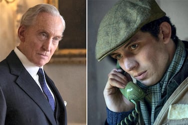 Prince Charles (played by Josh O'Connor) and Lord Mountbatten (Charles Dance) in the controversial scene. Netflix 