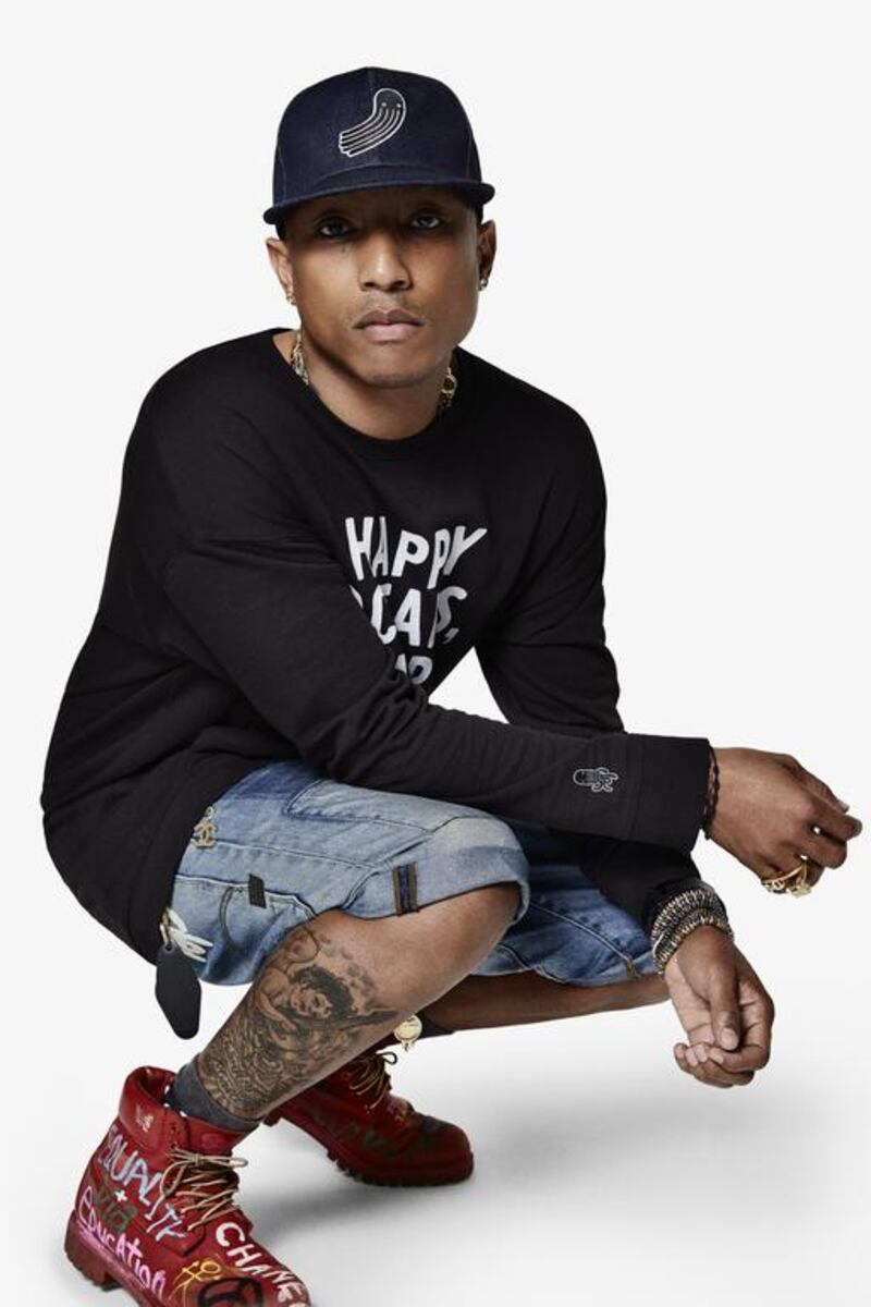 Pharrell Williams’ collaboration with G-star Raw, Bionic Yarn and Parley for the Oceans is now available in G-star Raw stores throughout the UAE. (Courtesy of The Oceans)