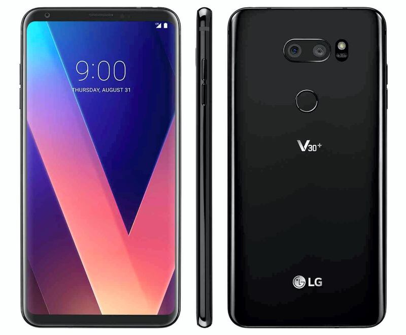 The LG V30+ has exceptional sound quality and a wonderful display, but is let down slightly by its high price and poor Android skin. Courtesy LG