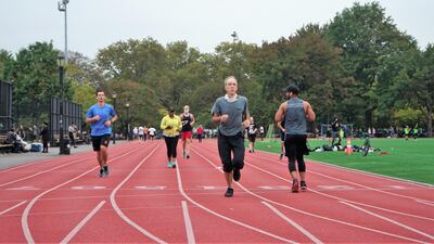 McCarren Park running track in Brooklyn. Credit: James Reinl